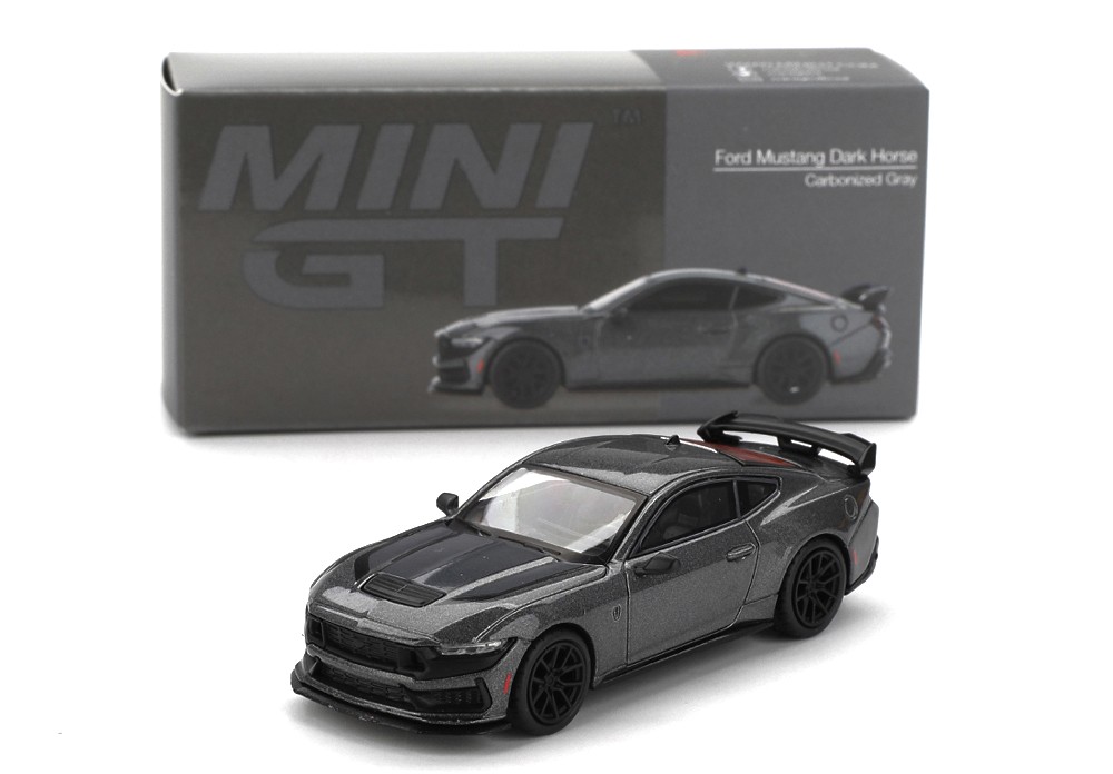 FORD MUSTANG DARK HORSE CARBONIZED GRAY 2024 MINI-GT