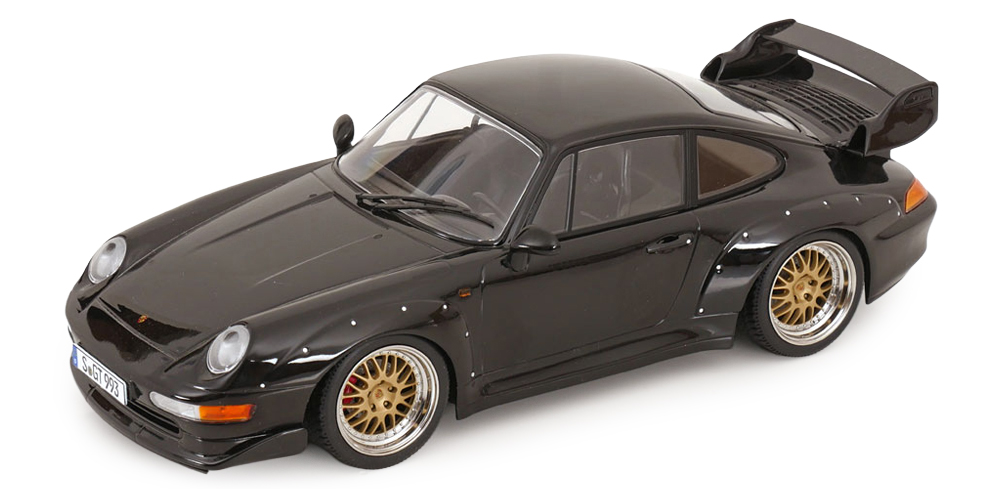 PORSCHE 911 (993) GT2 BBS RIMS BLACK 1996