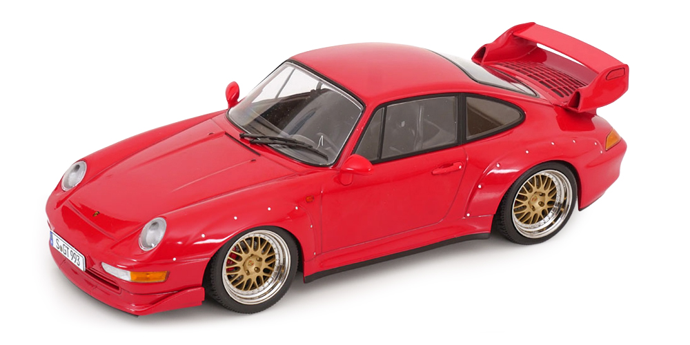 PORSCHE 911 (993) GT2 BBS RIMS RED 1996