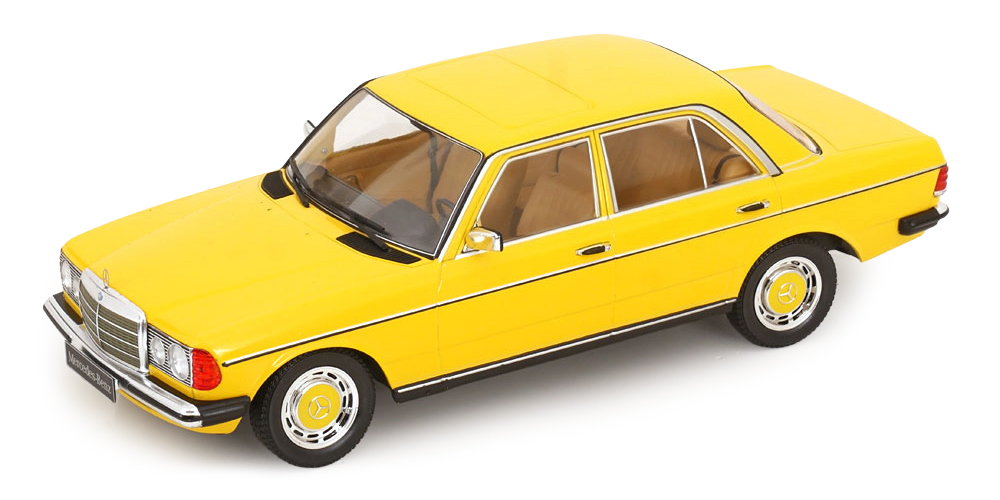 MERCEDES 230E W123 LIMOUSINE YELLOW 1975